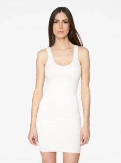 Dresses HeyYou Basic Creme Tank Mini Bodycon Dress