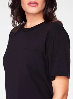 HeyYou Basic Pocket Tee In Black