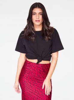 HeyYou Basic Pocket Tee In Black