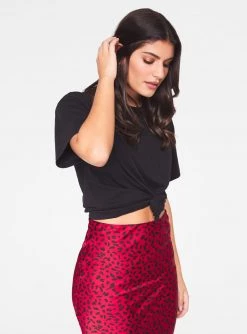 HeyYou Basic Pocket Tee In Black