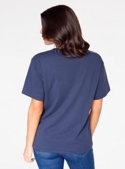 HeyYou Basic Pocket Tee In Night Sky