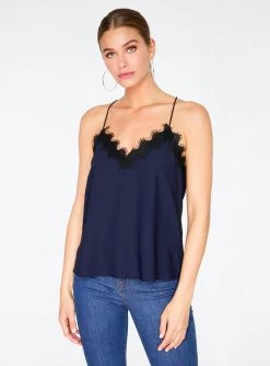 HeyYou Navy Lace Cami Top