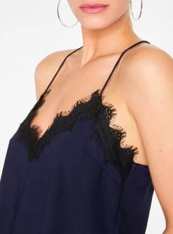HeyYou Navy Lace Cami Top