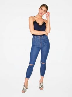 HeyYou Navy Lace Cami Top